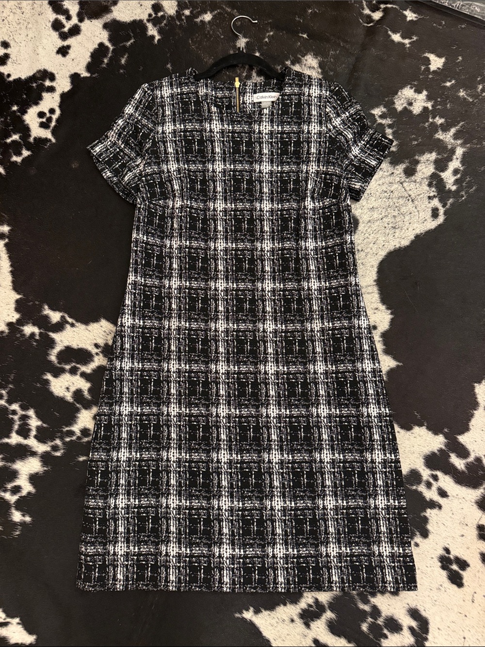 Calvin Klein women’s tweed suit dress size 8 NWT